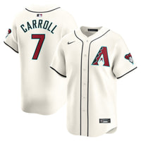 Corbin Carroll Arizona Diamondbacks Baseball Jersey, White Sportswear Jersey Shirt, Lightweight Breathable Athletic Jersey, Casual Gift for Men