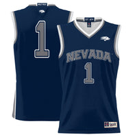 Nevada Wolf Pack Basketball Jersey, Navy Lightweight Sportswear Jersey Shirt, Sleeveless Athletic Tank Jersey, Casual Gift for Men