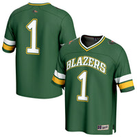 UAB Blazers Lightweight Football Jersey, Green Fashion Sportswear Jersey Shirt, Lightweight Breathable Athletic Jersey, Casual Gift for Men