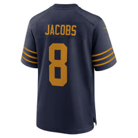 Josh Jacobs Green Bay Packers Football Jersey, Navy Game Sportswear Jersey Shirt, Lightweight Breathable Athletic Jersey, Casual Gift for Men