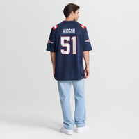 James Hudson New England Patriots Football Jersey, Navy Sportswear Jersey Shirt, Lightweight Breathable Athletic Jersey, Casual Gift for Men