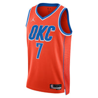Chet Holmgren Oklahoma City Thunder Basketball Jersey, Orange Sportswear Jersey Shirt, Sleeveless Athletic Tank Jersey, Casual Gift for Men