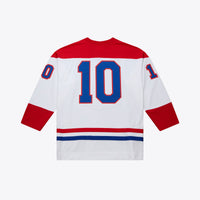 Guy Lafleur Montreal Canadiens Hockey Jersey, White Sportswear Jersey Shirt, Long Sleeve Hockey Sweater Jersey, Casual Gift for Men