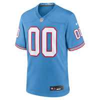 Tennessee Titans Football Jersey, Light Blue Game Throwback Sportswear Jersey Shirt, Lightweight Breathable Athletic Jersey, Casual Gift for Men
