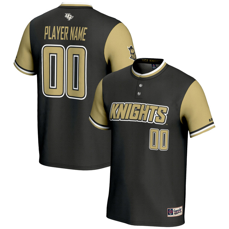 UCF Knights Softball Jersey, Black Sportswear Jersey Shirt, Lightweight Breathable Athletic Jersey, Casual Gift for Men, Style 200116306