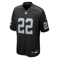 Eric Stokes Las Vegas Raiders Football Jersey, Black Game Sportswear Jersey Shirt, Lightweight Breathable Athletic Jersey, Casual Gift for Men