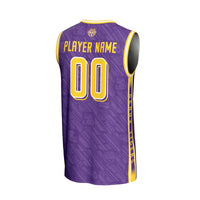 LSU Tigers Basketball Jersey, Purple Lightweight Sportswear Jersey Shirt, Sleeveless Athletic Tank Jersey, Casual Gift for Men, Style 201346781
