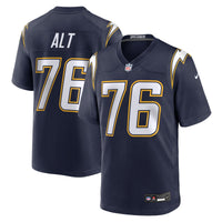 Joe Alt Los Angeles Chargers Football Jersey, Navy Game Sportswear Jersey Shirt, Lightweight Breathable Athletic Jersey, Casual Gift for Men