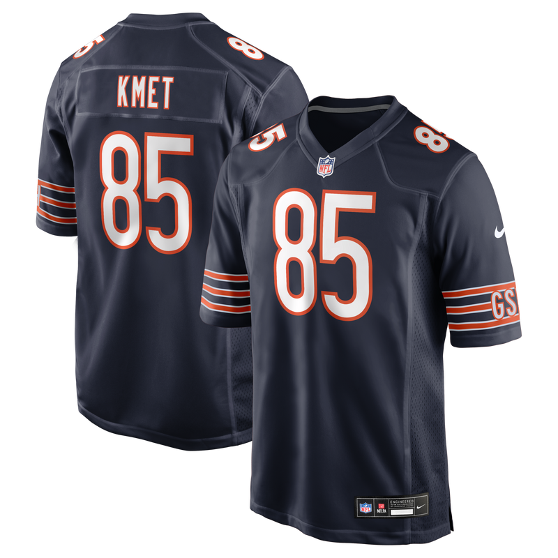 Cole Kmet Chicago Bears Football Jersey, Navy Game Sportswear Jersey Shirt, Lightweight Breathable Athletic Jersey, Casual Gift for Men