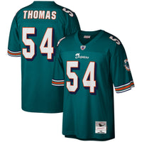Zach Thomas Miami Dolphins Football Jersey, Aqua Replica Sportswear Jersey Shirt, Lightweight Breathable Athletic Jersey, Casual Gift for Men