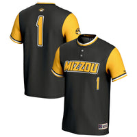 Missouri Tigers Softball Jersey, Black Sportswear Jersey Shirt, Lightweight Breathable Athletic Jersey, Casual Gift for Men, Style 200146413
