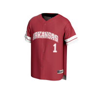 Arkansas Razorbacks Baseball Jersey, Cardinal Fashion Sportswear Jersey Shirt, Lightweight Breathable Athletic Jersey, Casual Gift for Men
