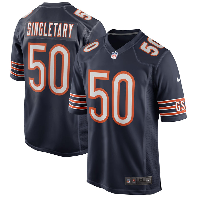 Mike Singletary Chicago Bears Football Jersey, Navy Game Sportswear Jersey Shirt, Lightweight Breathable Athletic Jersey, Casual Gift for Men