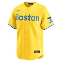 Boston Red Sox Baseball Jersey, Gold Limited Sportswear Jersey Shirt, Lightweight Breathable Athletic Jersey, Casual Gift for Men