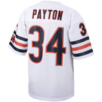 Walter Payton Chicago Bears Football Jersey, White Replica Sportswear Jersey Shirt, Lightweight Breathable Athletic Jersey, Casual Gift for Men