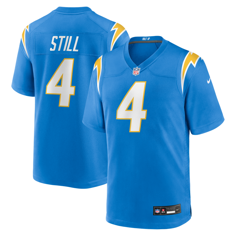 Tarheeb Still Los Angeles Chargers Football Jersey, Sportswear Jersey Shirt, Lightweight Athletic Jersey, Casual Gift for Men, Style 204691059