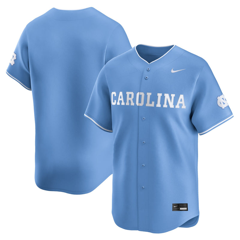 North Carolina Tar Heels Baseball Jersey, Blue Limited Sportswear Jersey Shirt, Lightweight Breathable Athletic Jersey, Casual Gift for Men