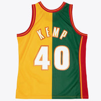 Seattle Supersonics Basketball Jersey, Green/Yellow Swingman Sportswear Jersey Shirt, Sleeveless Athletic Tank Jersey, Casual Gift for Men