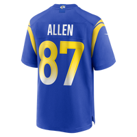 Davis Allen Los Angeles Rams Football Jersey, Royal Game Sportswear Jersey Shirt, Lightweight Breathable Athletic Jersey, Casual Gift for Men