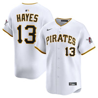 Ke'Bryan Hayes Pittsburgh Pirates Baseball Jersey, White Sportswear Jersey Shirt, Lightweight Breathable Athletic Jersey, Casual Gift for Men