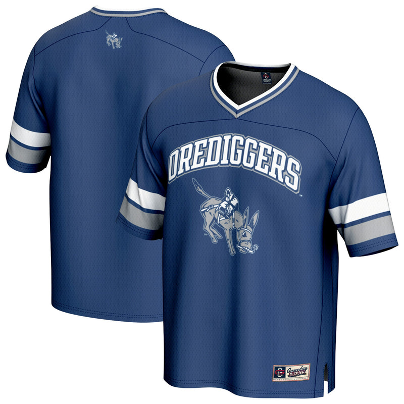 Colorado School of Mines Orediggers Football Jersey, Sportswear Jersey Shirt, Lightweight Athletic Jersey, Casual Gift for Men, Style 202200662