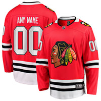 Chicago Blackhawks Hockey Jersey, Red Breakaway Sportswear Jersey Shirt, Long Sleeve Hockey Sweater Jersey, Casual Gift for Men, Style 2666912