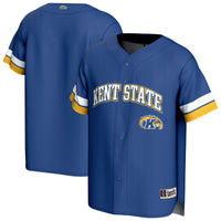 Kent State Golden Flashes Baseball Jersey, Navy Sportswear Jersey Shirt, Lightweight Breathable Athletic Jersey, Casual Gift for Men