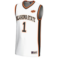 Oklahoma State Cowboys Basketball Jersey, White Lightweight Sportswear Jersey Shirt, Sleeveless Athletic Tank Jersey, Casual Gift for Men