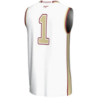 Charleston Cougars Basketball Jersey, White Sportswear Jersey Shirt, Sleeveless Athletic Tank Jersey, Casual Gift for Men
