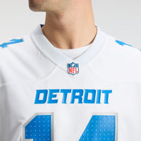 Amon-Ra St. Brown Detroit Lions Football Jersey, White Game Sportswear Jersey Shirt, Lightweight Breathable Athletic Jersey, Casual Gift for Men