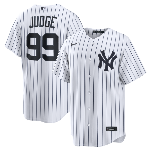 New York Yankees Aaron Judge White Home Replica Jersey