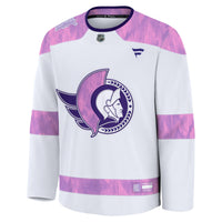 Ottawa Senators Hockey Jersey, White Sportswear Jersey Shirt, Long Sleeve Hockey Sweater Jersey, Casual Gift for Men
