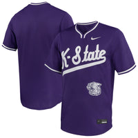 Kansas State Wildcats Baseball Jersey, Purple Limited Sportswear Jersey Shirt, Lightweight Breathable Athletic Jersey, Casual Gift for Men