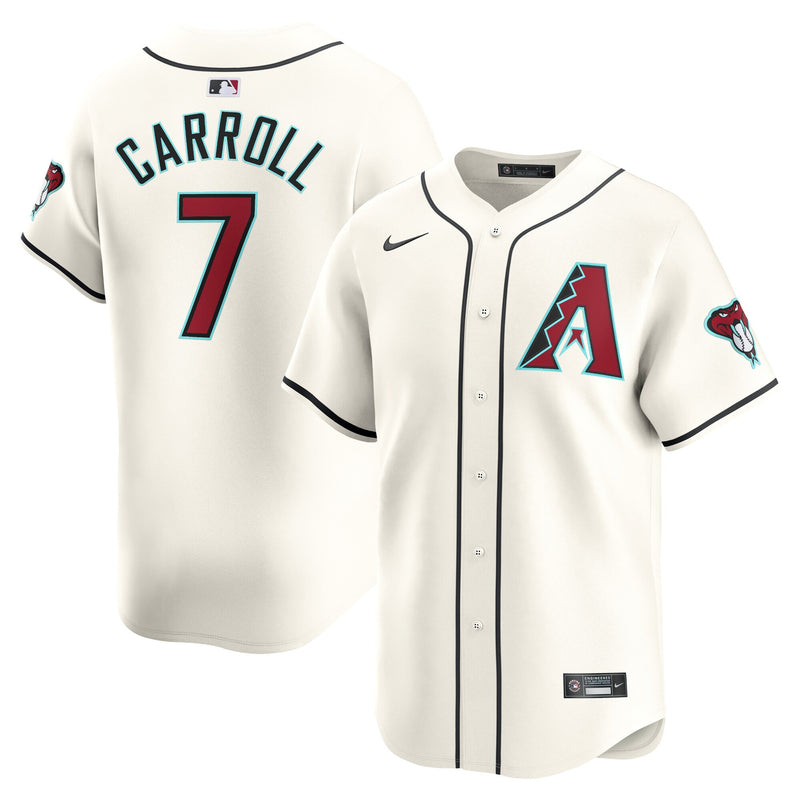 Corbin Carroll Arizona Diamondbacks Baseball Jersey, White Sportswear Jersey Shirt, Lightweight Breathable Athletic Jersey, Casual Gift for Men