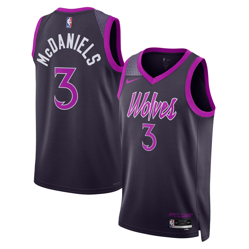 Jaden McDaniels Minnesota Timberwolves Basketball Jersey, Black Sportswear Jersey Shirt, Sleeveless Athletic Tank Jersey, Casual Gift for Men