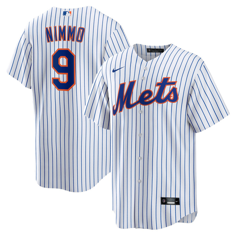Brandon Nimmo New York Mets Baseball Jersey, White Replica Sportswear Jersey Shirt, Lightweight Breathable Athletic Jersey, Casual Gift for Men