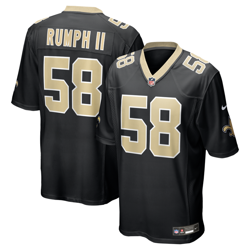 Chris Rumph II New Orleans Saints Football Jersey, Black Sportswear Jersey Shirt, Lightweight Breathable Athletic Jersey, Casual Gift for Men