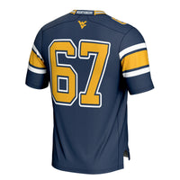 West Virginia Mountaineers Football Jersey, Sportswear Jersey Shirt, Lightweight Athletic Jersey, Casual Gift for Men, Style 200447716