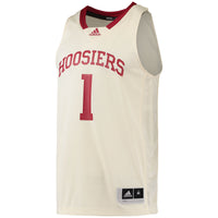 Indiana Hoosiers Basketball Jersey, Cream Swingman Sportswear Jersey Shirt, Sleeveless Athletic Tank Jersey, Casual Gift for Men