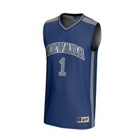 Nevada Wolf Pack Basketball Jersey, Navy Fashion Lightweight Sportswear Jersey Shirt, Sleeveless Athletic Tank Jersey, Casual Gift for Men