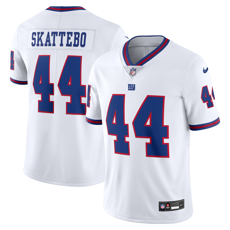 Cam Skattebo New York Giants Football Jersey, White Limited Sportswear Jersey Shirt, Lightweight Breathable Athletic Jersey, Casual Gift for Men