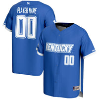 Kentucky Wildcats Baseball Jersey, Royal Lightweight Sportswear Jersey Shirt, Lightweight Breathable Athletic Jersey, Casual Gift for Men
