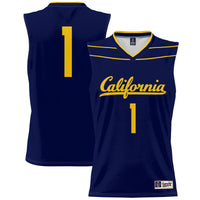 Cal Bears Basketball Jersey, Navy Fashion Sportswear Jersey Shirt, Sleeveless Athletic Tank Jersey, Casual Gift for Men, Style 200910789