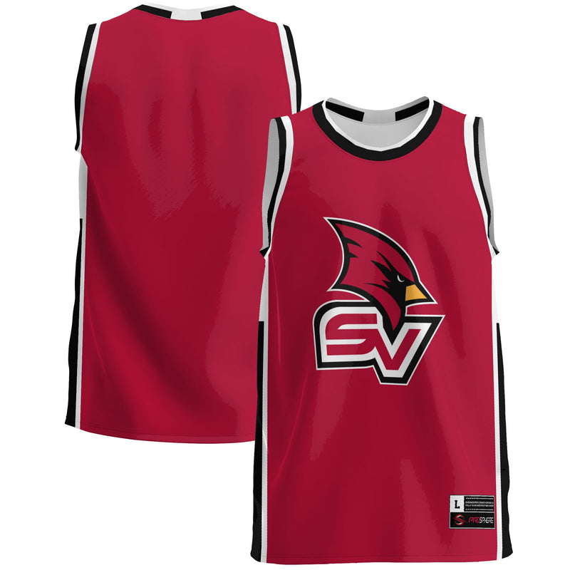 Saginaw Valley State Cardinals Basketball Jersey, Red Lightweight Sportswear Jersey Shirt, Sleeveless Athletic Tank Jersey, Casual Gift for Men