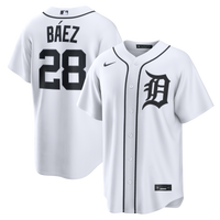 Javier Báez Detroit Tigers Baseball Jersey, White Replica Sportswear Jersey Shirt, Lightweight Breathable Athletic Jersey, Casual Gift for Men