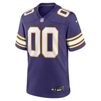 Minnesota Vikings Football Jersey, Purple Game Classic Sportswear Jersey Shirt, Lightweight Breathable Athletic Jersey, Casual Gift for Men