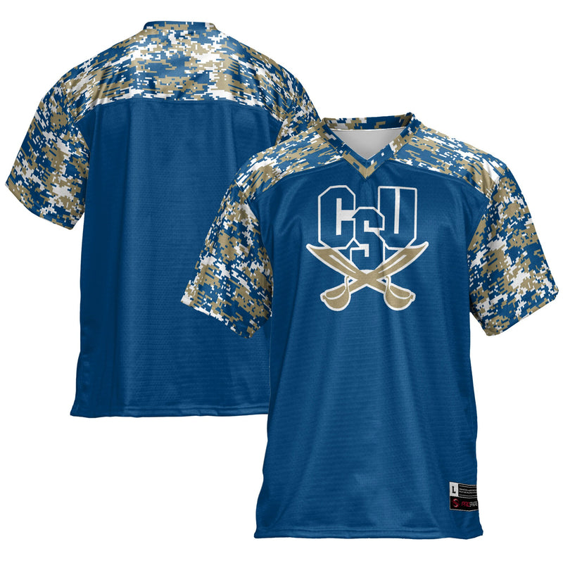 Charleston Southern Buccaneers Football Jersey, Blue Sportswear Jersey Shirt, Lightweight Breathable Athletic Jersey, Casual Gift for Men