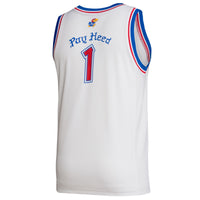 Kansas Jayhawks Basketball Jersey, White Swingman Alternate Sportswear Jersey Shirt, Sleeveless Athletic Tank Jersey, Casual Gift for Men