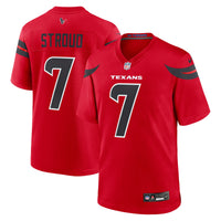 C.J. Stroud Houston Texans Football Jersey, Red Game Sportswear Jersey Shirt, Lightweight Breathable Athletic Jersey, Casual Gift for Men