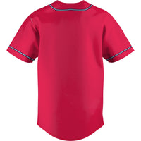 Dayton Flyers Baseball Jersey, Red Lightweight Sportswear Jersey Shirt, Lightweight Breathable Athletic Jersey, Casual Gift for Men